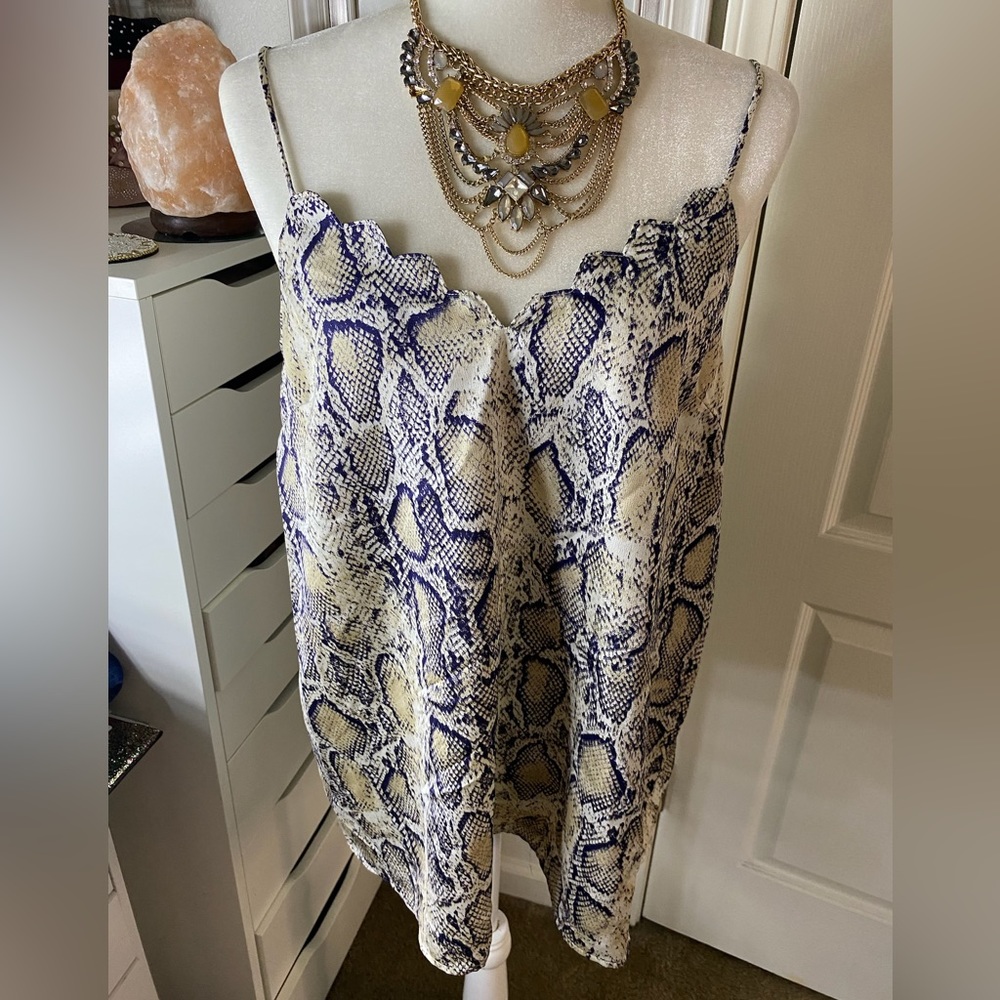 Jodiel sz M animal print tank 0355